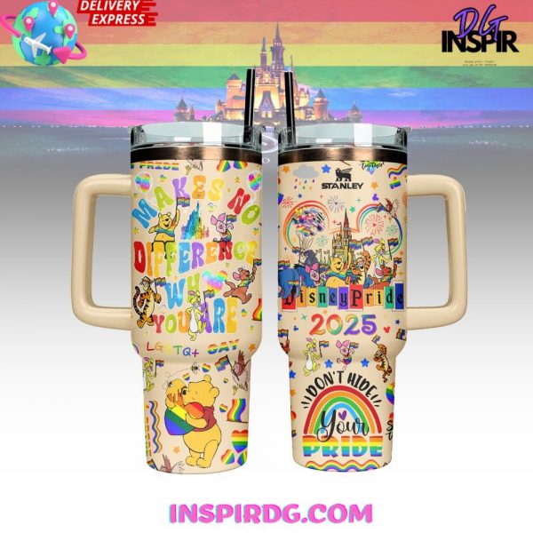 Winnie the Pooh x Disney Pride 2025 Stanley Tumbler Cup