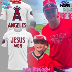 Los Angeles Angels 2025 Jesus Won Edition Shirt Collection 5