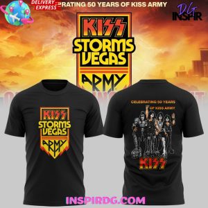 KISS Storms Vegas 50th Anniversary Special Edition T-Shirt
