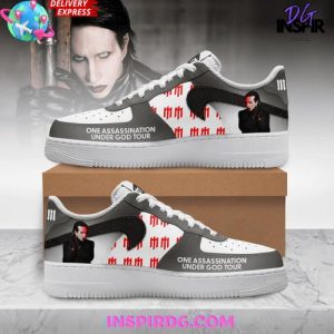 Marilyn Manson One Assassination Under God Tour Nike Air Force 1