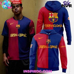 Travis Scott Brings Cactus Jack x Nike FC Barcelona 2025 Hoodie