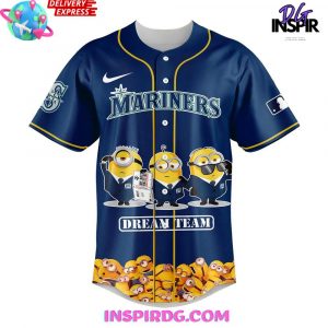 Seattle Mariners Minions Dream Team Special Baseball Jersey