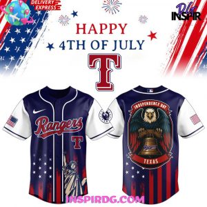Texas Rangers MLB Independence Day 2025 Baseball Jersey