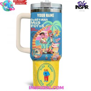 Bad Bunny DeB Tirar Ms Fotos Custom Stanley Tumbler 40oz 3