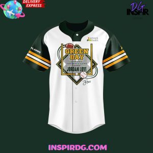 Green Bay Charity Softball x Jordan Love 2025 Baseball Jersey