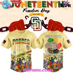 San Diego Padres Juneteenth Freedom Day 2025 Baseball Jersey
