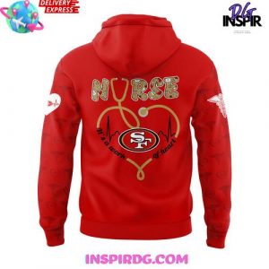 San Francisco 49ers Nurses Appreciation 2025 Hoodie 3