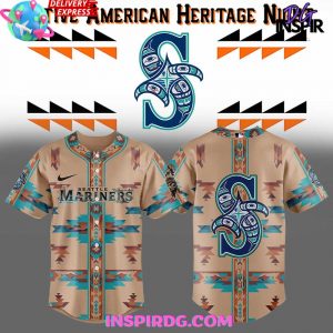 Seattle Mariners Native American Heritage 2025 Baseball Jersey