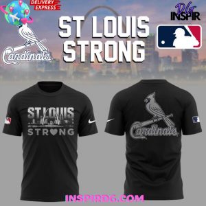 St. Louis Strong x Cardinals City Black Nike T-Shirt