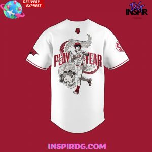 Arkansas Razorback Player Of The Year 2025 Special Baseball Jersey 3