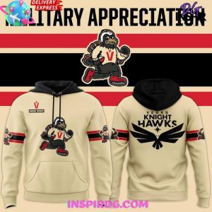 Vegas Knight Hawks 2025 Military Night Edition Hoodie