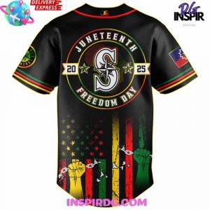 Seattle Mariners Juneteenth Day 2025 Special Jersey 3