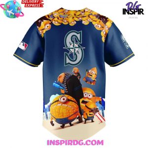 Seattle Mariners Minions Dream Team Special Baseball Jersey 3