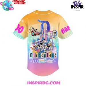 Disneyland 70th Anniversary Years of Magic Special Baseball Jersey 4