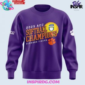 Clemson Tigers 2025 ACC Softball Champions Limited Sweatshirt