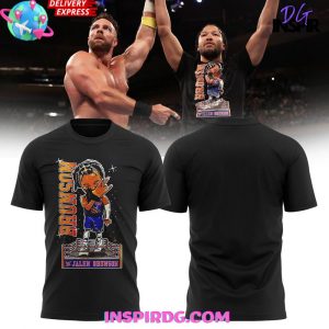 Jalen Brunson 2025 WWE x New York Knicks T-Shirt