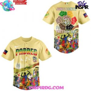 San Diego Padres Juneteenth Freedom Day 2025 Baseball Jersey
