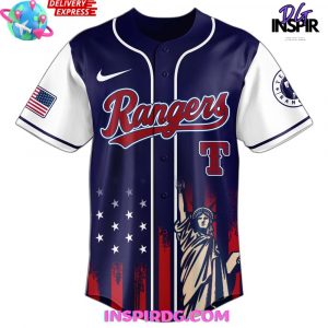 Texas Rangers MLB Independence Day 2025 Baseball Jersey