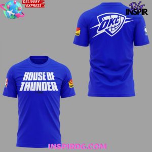 Oklahoma City Thunder House Of Thunder 2025 Shirt Collection