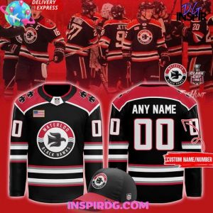 Waterloo Black Hawks New Uniforms 2025 Hockey Jersey