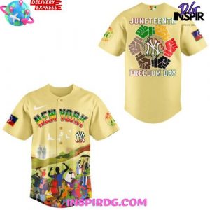 New York Yankees Juneteenth Freedom Day 2025 Baseball Jersey
