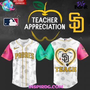 San Diego Padres Teacher Appreciation 2025 Baseball Jersey