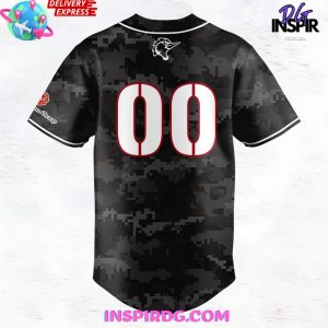 Fayetteville Woodpeckers Black Ops Night 2025 Baseball Jersey 3