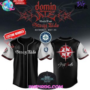 Seattle Mariners x Stray Kids Dominate World Tour Special Baseball Jersey