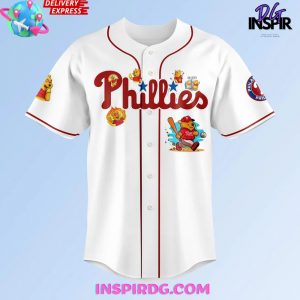 Philadelphia Phillies x Pooh Bear 2025 Baseball Jersey