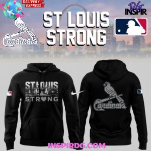 St. Louis Strong x Cardinals City Black Nike Hoodie