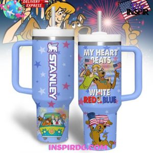 Scooby-Doo Stars and Stripes American Pride Stanley Tumbler Cup