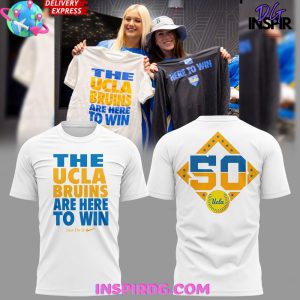 UCLA Bruins 50th Softball Anniversary ‘Here to Win’ Nike Shirt Collection