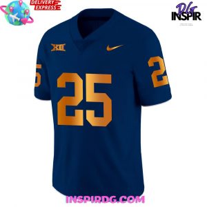 West Virginia Mountaineers Old Gold Throwback Special Football Jersey