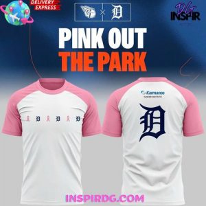 Detroit Tigers Pink Out The Park Special T-Shirt