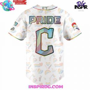 Cleveland Guardians LGBTQ Pride Night 2025 Special Baseball Jersey 3