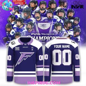 PWHL Walter Cup Champions 2025 Custom Hockey Jersey For Fan