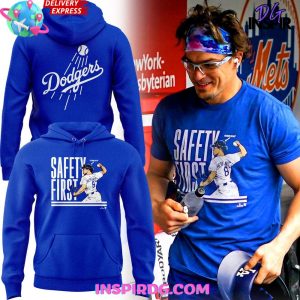 Los Angeles Dodgers “Safety First” Special MLB Hoodie