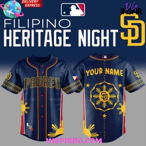 San Diego Padres Filipino Heritage Night 2025 Edition Baseball Jersey 4