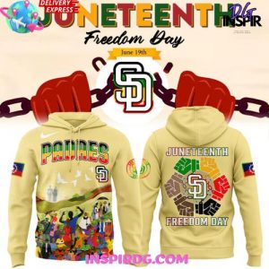 San Diego Padres Juneteenth Freedom Day 2025 Hoodie