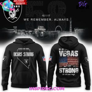 Las Vegas Raiders Vegas Strong Memorial Hoodie