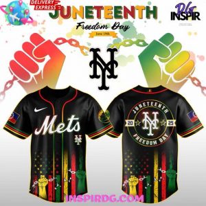New York Mets Juneteenth Day 2025 Special Jersey