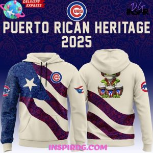 Chicago Cubs Puerto Rican Heritage 2025 Hoodie