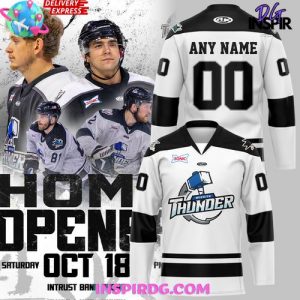 Wichita Thunder New Uniforms 2024-25 White Hockey Jersey