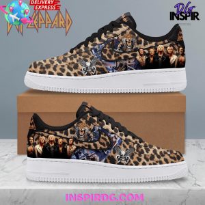 Def Leppard Rock Legend Leopard Limited Edition Nike Air Force 1
