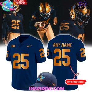 West Virginia Mountaineers Old Gold Throwback Special Football Jersey