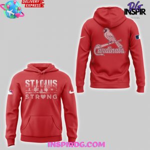 St. Louis Strong x Cardinals City Red Nike Hoodie