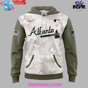 Atlanta Braves 2025 Armed Forces Day Collection Hoodie
