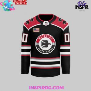 Waterloo Black Hawks New Uniforms 2025 Hockey Jersey