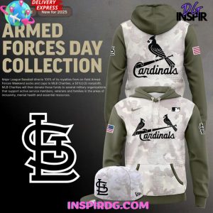 St. Louis Cardinals 2025 Armed Forces Day Collection Hoodie