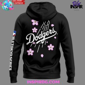 Los Angeles Dodgers MLB Tokyo Series 2025 Black Hoodie 3